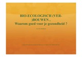 Waarom bio-ecologisch bouwen - Eric Boddaert